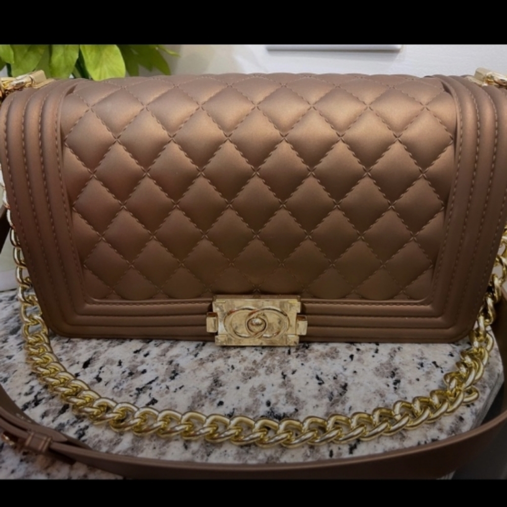 NWOT Brown large shoulder bag